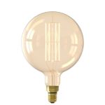 Calex XXL Mega Hoge lumen Goud Globe LED E27 G125 Filament 3W 250lm- 821 Zeer Warm Wit | Dimbaar